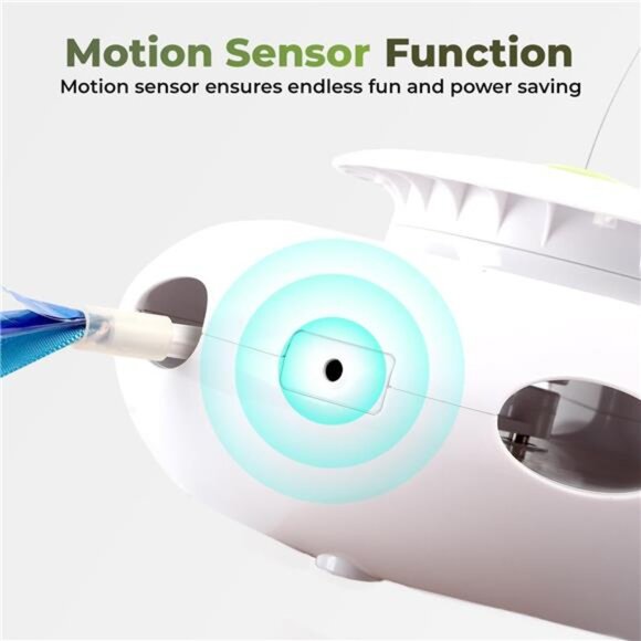 3 in 1 Interactive Cat Butterfly Flutter Toy with Rolling Balls - Picture 5 of 7